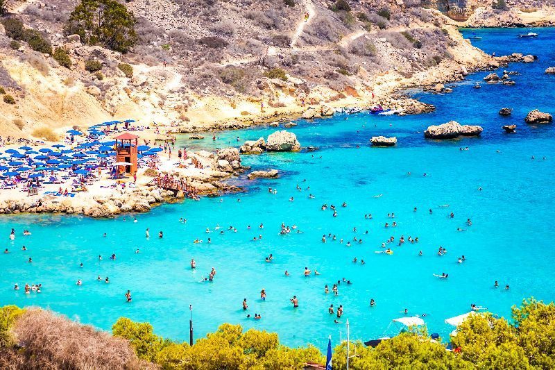 cypr plaże najpiękniejsze plaże na cyprze plaża konnos