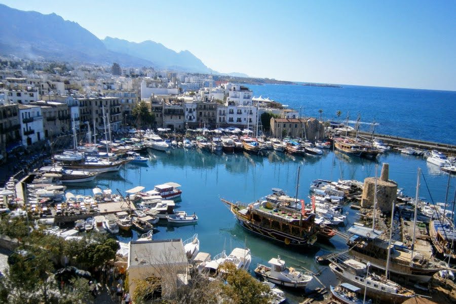 Cypr Północny atrakcje kyrenia port w kyrenii